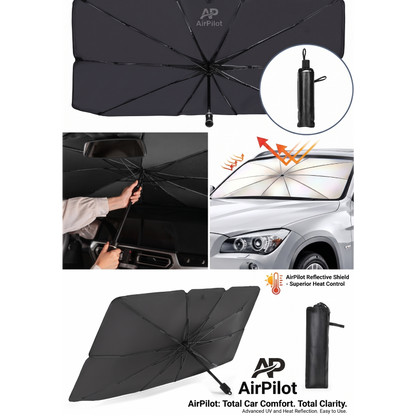 🚗 AirPilot Şemsiye Tip Ön Cam Güneşlik